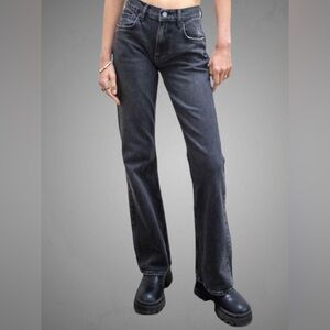 BDG 90s Bootcut Jeans In Washed Charcoal